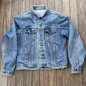 Vintage Levi's Trucker Denim Jeansjacke 71506-0216 Größe 44 L Made in USA - Bild 1 von 20