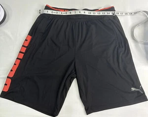 Puma Basketball Board Shorts Lg Teens Athletic Pockets Adjustable Lightweight - Picture 1 of 10