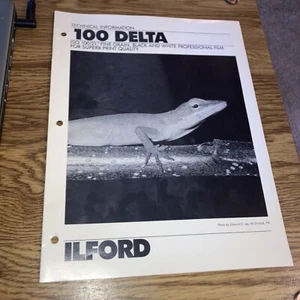 Ilford Technische Informationen ; 100 Delta - Bild 1 von 3
