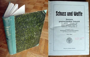 Vierter Band von „Schuss und Waffe“ von 1910/1911 – sehr selten! - Bild 1 von 6
