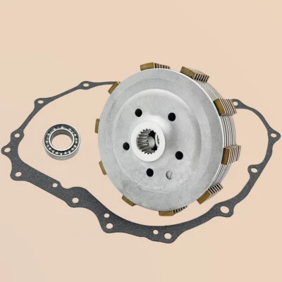 Clutch Disc Plate Kit & Cover Gaeket for Honda Sportrax 400 TRX400EX 1999-2004 - Image 1 of 4
