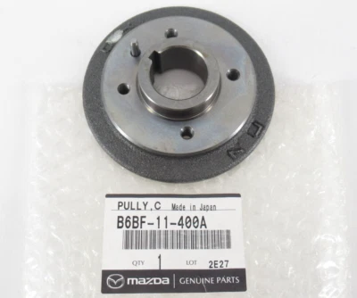 Genuine OEM Mazda B6BF-11-400A Crankshaft Pulley 1996-05 Miata 1995-01 Protege - Image 1 of 4