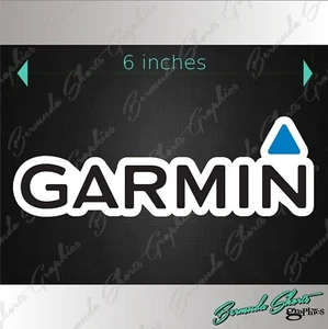 6" Garmin GPS Quality Decal Sticker Tackle Box Fishing Boat si - Picture 1 of 2