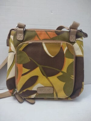 Bolso Bandolera Reliquia Cartera Bolso Colorido Floral Hojas Boho Otoño  Foto 1 de 4