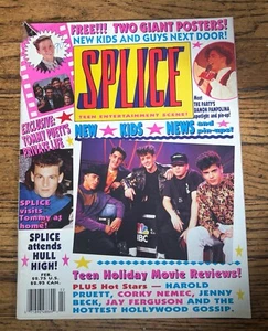 Splice Magazine February 1990 NKOTB Tommy Puett Damon Pampolina AS IS READ - Picture 1 of 6