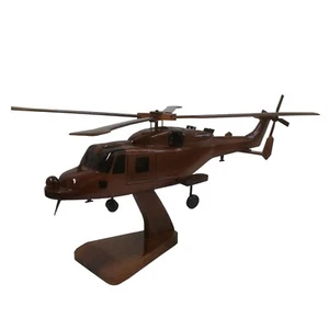 Modelo de helicóptero de escritorio AgustaWestland Leonardo AW159 Wildcat del ejército británico - Imagen 1 de 5