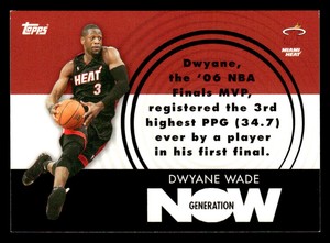 2006-07 Topps #GN3 DWYANE WADE Generation Now!