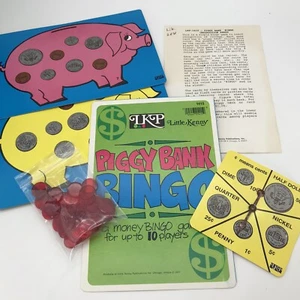 De colección Little Kenny Hucha Bingo Dinero Educativo 10 Jugadores Aprendizaje Diversión - Imagen 1 de 7