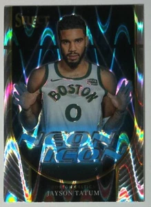 2023-24 Panini Select Icon azul-plateado Prizm #15 Jayson Tatum Celtics - Imagen 1 de 3