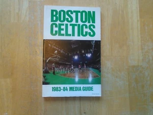 Boston Celtics  1983-84 Media Guide  Bird--Ainge--McHale--Parish--++ - Picture 1 of 5