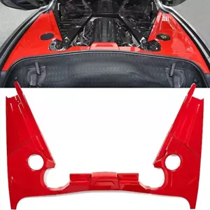 Gloss Red Engine Bay Panel Cover Factory Style For Corvette C8 2020-2024 Coupe - Picture 1 of 13
