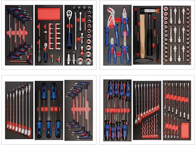 Projahn PROFORM-Werkstattwagen-Bestückungspaket für 4 Schubfächer 187-teilig - Bild 1 von 4