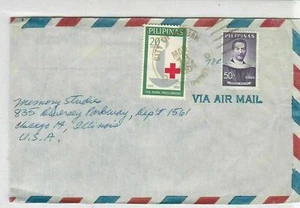 Philippines 1964 City of Butuan Cancel Airmail to USA 2x Stamps Cover Ref 25392 - Picture 1 of 2