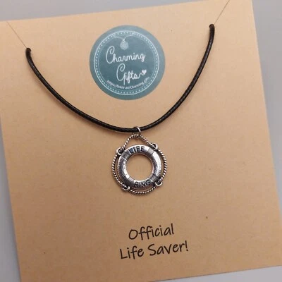 Collar Gargantilla Lifebuoy, Crucero Regalo Vacacional, Regalos Personalizados con Encanto. Foto 1 de 4