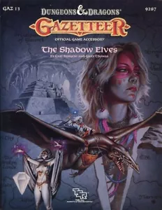 ¡GAZ 13 THE SHADOW ELVES EXCELENTE+! DE COLECCIÓN D&D Gazetteer GAZ13 Dungeons Dragons TSR - Imagen 1 de 3