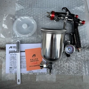 Anest Iwata W-101-S87 Spray Gun Set 1.3mm Black Limited Edition 100pcs New Japan - Picture 1 of 10