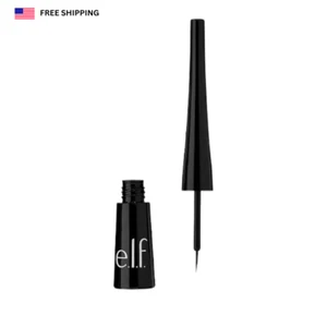 e.l.f. Liquid Eyeliner, High-pigment Liquid Eyeliner With Extra-Fine Brush Tip - Picture 1 of 4
