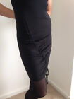 Boohoo Ailsa Sweat Fabric Rouched Detail Mini Skirt Size 8 New And Tagged