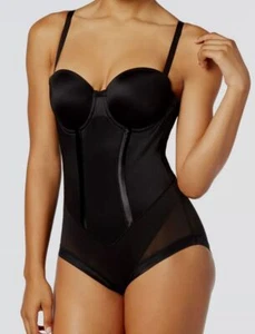 $68 Maidenform Women's Black Tummy-Control Convertible Full Slip Size 36C - Picture 1 of 2