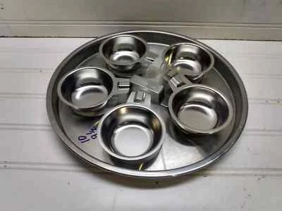 Regalware Universal 10" Stainless Egg Poacher Insert for 10.5" Skillet Stockpot - Image 1 of 2