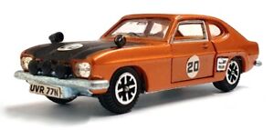 Dinky Toys 10cm Long Original Diecast 213 - Ford Capri Rally Car - Met Copper