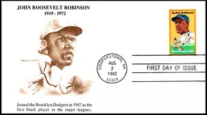 2016 Jackie Robinson FDC Black Heritage, K.M.C. Cachet, UA, POF - Picture 1 of 3