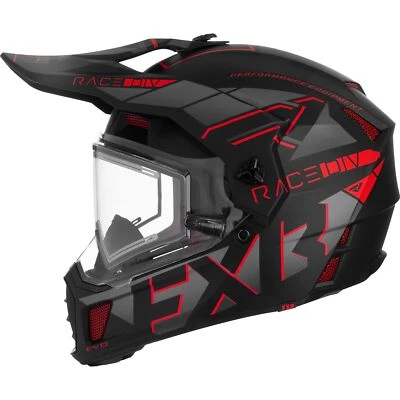 Casco de moto de nieve FXR Clutch X Evo escudo eléctrico rojo talla pequeña Foto 1 de 3