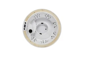 Luxury Spas Oscar 6 Person Hot Tub With Ozonator-Cloud Gray Interior - Picture 1 of 9