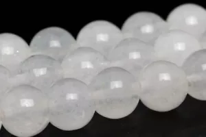 Perline di giada bianca cristallo 6 mm pietre preziose rotonde perline sfuse - Foto 1 di 4