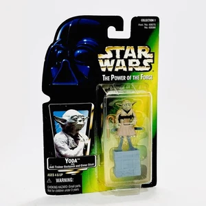 Star Wars The Power Of The Force Yoda Kenner Action Figure Toy New & Sealed - Foto 1 di 2