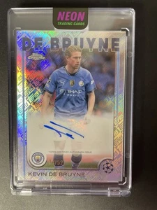 2024-25 Topps Chrome UCC Kevin De Bruyne Topps Refractor Auto 14/52 - CA-KD - Picture 1 of 4