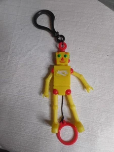 Nova der Roboter Zugschnur Schlüsselanhänger bewegliche Arme und Beine Applaus Marke 7 1/2" - Bild 1 von 7