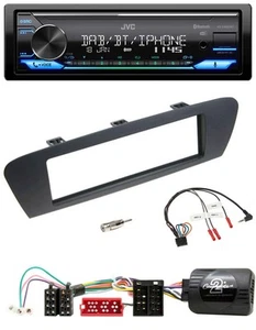 JVC Bluetooth DAB USB Lenkrad Autoradio für Renault Scenic Grand Scenic ab 2009 - Bild 1 von 10