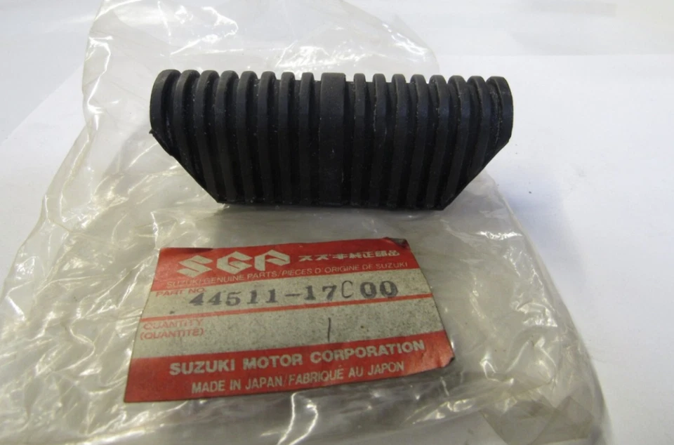 Suzuki GSXR750 GSXR1100 1988-1990 OEM estribo delantero goma 44511-17C00 Foto 1 de 1
