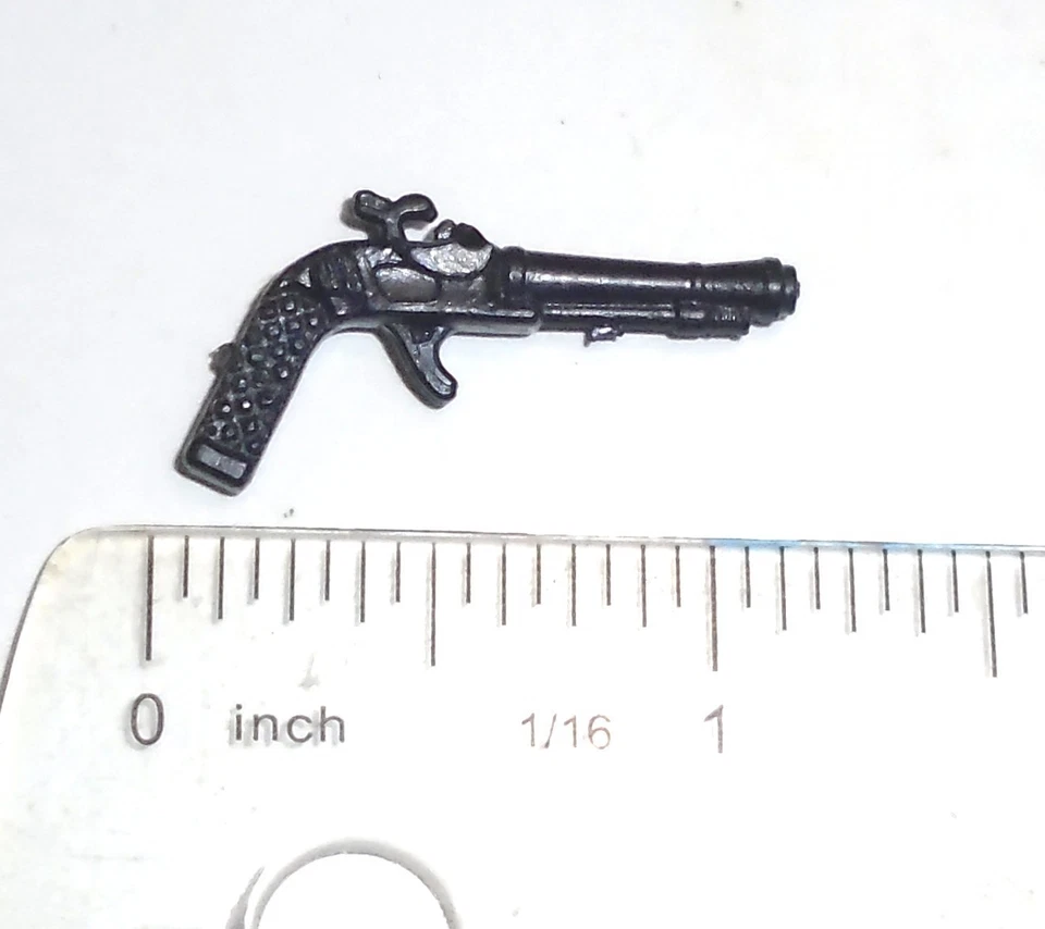 F6 Mattel Figure 1991  Hook the Movie Captain Hook (Multi-Blade)   Flintlock Gun - Image 1 of 1