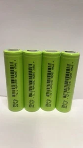 4x 3.7 Volt Rechargeable Batteries Flat Top, 3000mAh High Cap 🇬🇧 - Picture 1 of 3