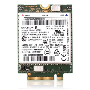 Lenovo THINKPAD T440p Card Umts Hsdpa 3G 4G - N5321 Card Board Wwan - Bild 1 von 1