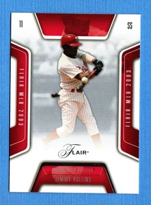 2003 Flair #31 Jimmy Rollins Philadelphia Phillies - Picture 1 of 1