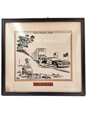 1983 Original "Battle of Geneva" - Charlotte Observer Eugene Payne (US-China) - Image 1 of 4