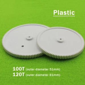 Plastic Gears Cog Wheels 120 Teeth 0.5 Module Gear For 2mm Shaft Toy Robot DIY - Picture 1 of 5