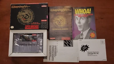 Wizardry VI Hearth of the Maelstrom 1991 Snes NTSC (US/Canada) - Complete - Image 1 of 4