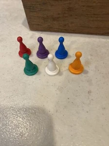 Vintage Where In The USA Is Carmen Sandiego 6 Replacement Pawn Tokens Mover 1993 - Picture 1 of 1