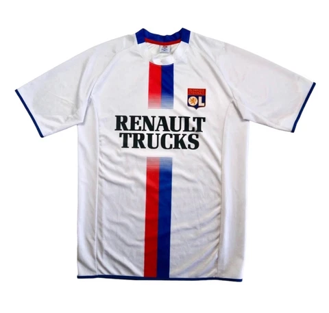 OLYMPIQUE LYON 2004/05 Training Football Shirt M/L Mene Vintage Soccer Jersey Cover