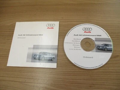 BORDBUCH Audi A6 4F Bedienungsanleitung Infotainment MMI Onboard CD 25356274388 - Bild 1 von 4