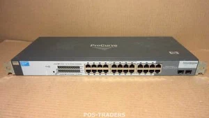 HP 1400-24G ProCurve 24-Port Gigabit 2x SFP Ports Unmanaged Switch J9078A - Bild 1 von 2