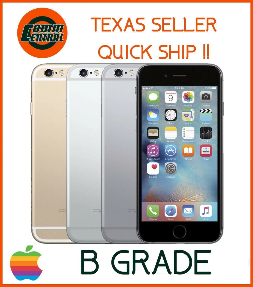 UNLOCKED / T-Mobile AT&T Apple iPhone 6+ PLUS 32GB 128GB Smart Phone *B GRADE* - Image 1 of 1