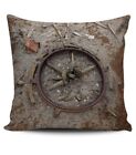 New Cushion Pillow Cover ~ Rusty Cog Wheel ~ Original Photography