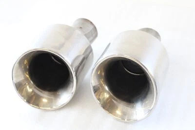 Juego de 2 puntas de tubo de escape silenciador de escape Jaguar F-Type 3,0 L 2014-2021 OEM diestro Foto 1 de 4
