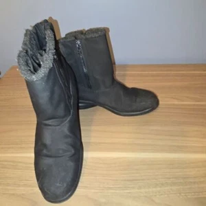 Chillmark double zip all black winter fashion boots size 8 - Picture 1 of 8