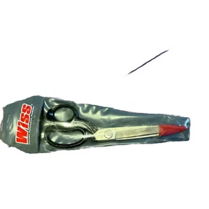 WISS W20 10” Bent Handle Shears Scissors For Upholstery Solid Steel Used - Picture 1 of 4